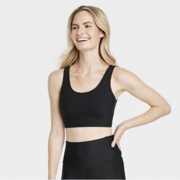 Target: All in motion Black sports bra! - Picture 1 of 4